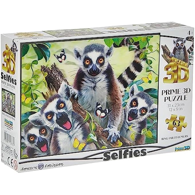 RING-TAILED LEMUR SELFIE 63PCS - Image 1